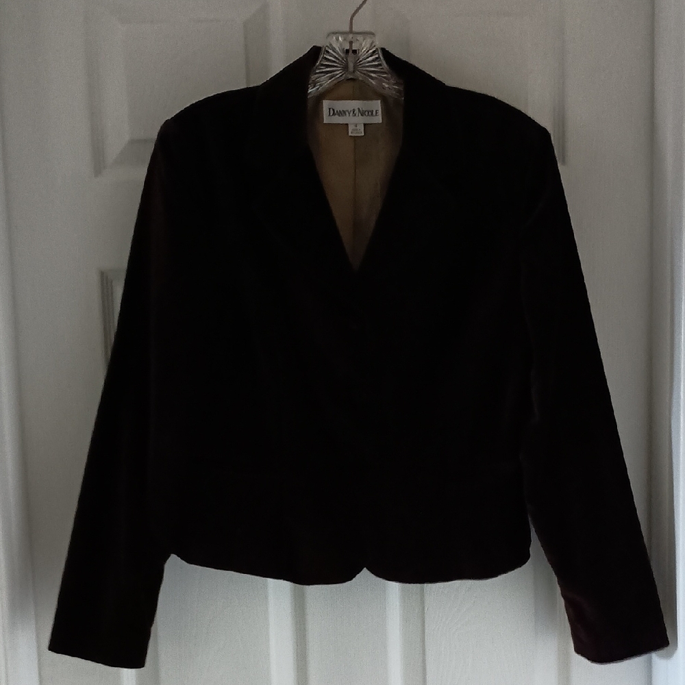 Danny & Nicole Women's Brown Jacket size 8
